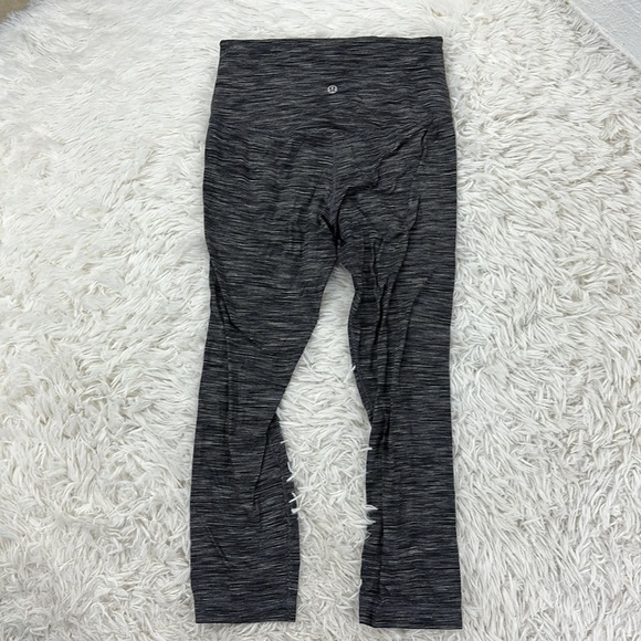 Lululemon Align Crop *21" Wee Are From Space Dark Carbon Ice Grey - Picture 6 of 6